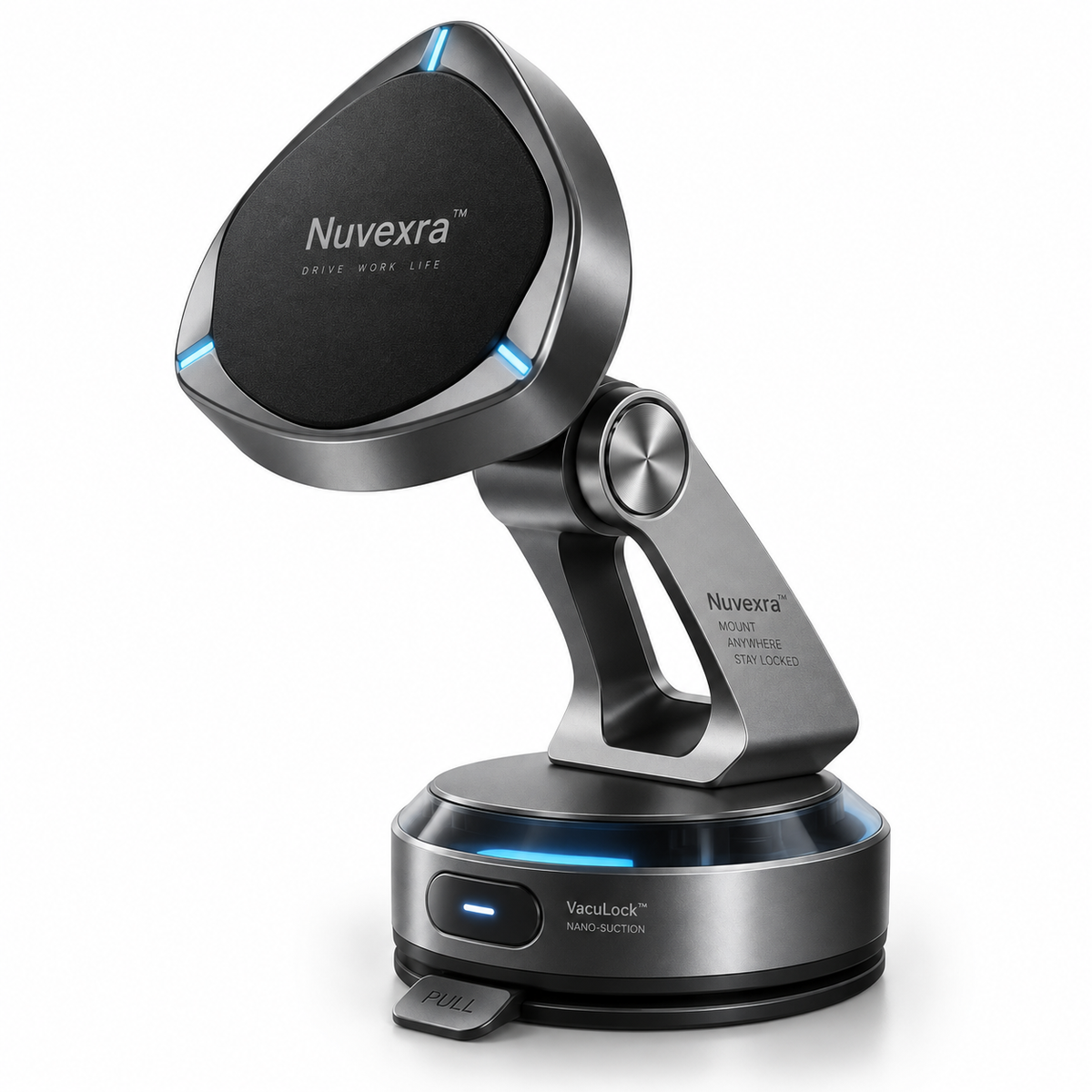 Nuvexra™ VacuLock Magnetic Vacuum Phone Mount