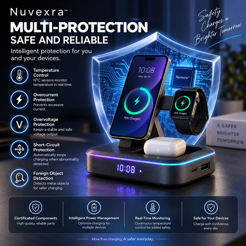 Nuvexra™ ArchAlo All-in-One | Magnetic Wireless Station