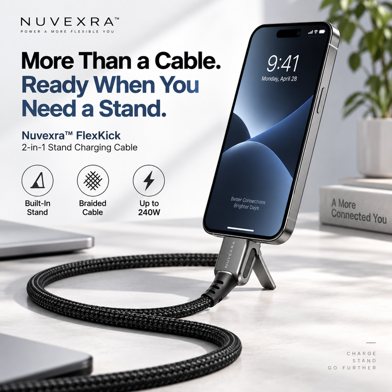 Nuvexra™ FlexKick | Magnetic Vacuum Phone Mount