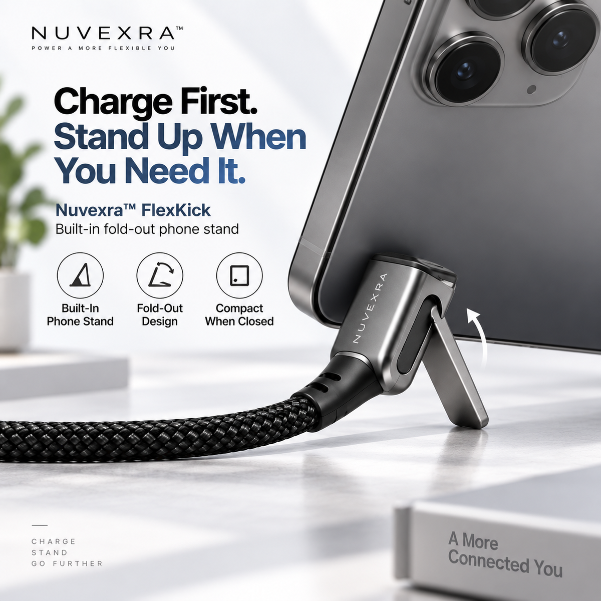 Nuvexra™ LinkVault 8-in-1 USB-C Docking Station with M.2 SSD Enclosure — 4K HDMI, 100W PD & High-Speed Data Hub