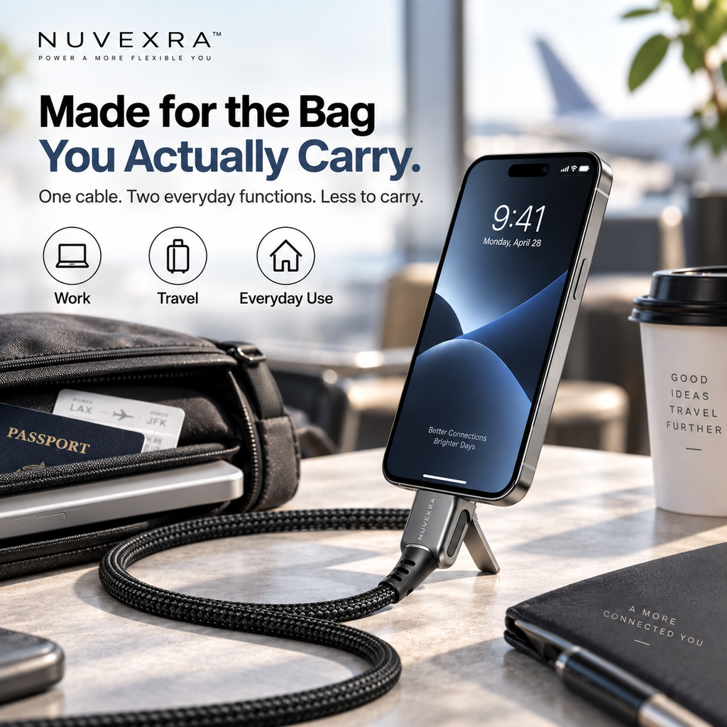 Nuvexra™ LinkVault 8-in-1 USB-C Docking Station with M.2 SSD Enclosure — 4K HDMI, 100W PD & High-Speed Data Hub